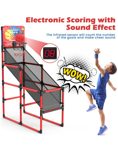 Juego de Arcade de Baloncesto EagleStone con Puntuación LED