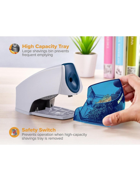 Sacapuntas Eléctrico Bostitch Oficina EPS4 Azul, Motor Potente