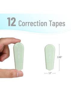 Cinta Correctora Mr. Pen 12 pcs Pastel 0.5 cm x 500 cm 2
