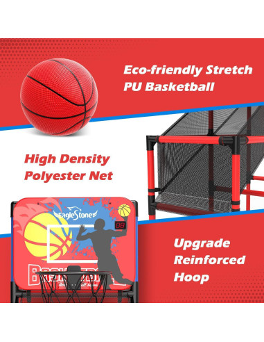 Juego de Arcade de Baloncesto EagleStone con Puntuación LED