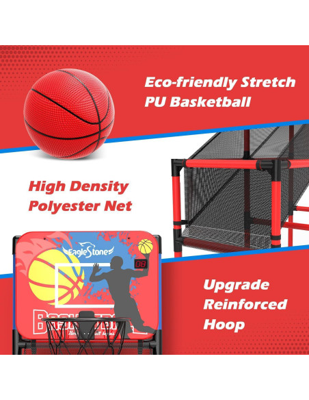 Juego de Arcade de Baloncesto EagleStone con Puntuación LED
