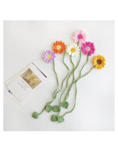 Paquete de 6 Marcadores de Libro de Ganchillo KEAINVRN Multicolor