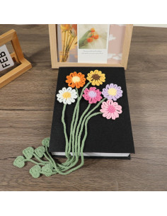 Paquete de 6 Marcadores de Libro de Ganchillo KEAINVRN Multicolor 2