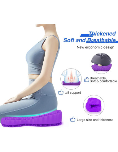 Cojín de Gel Airllantry XL 50x43cm para Alivio de Espalda