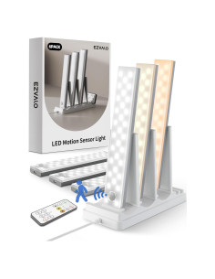 EZVALO 6 Luces Bajo Gabinete Inalámbricas con Sensor y Control Remoto