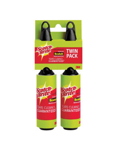 Rodillo quita pelusa Scotch-Brite Mini, 2 unidades, Blanco