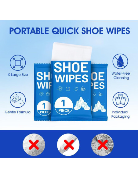 Toallitas Limpiadoras AROIC 50 Unidades para Zapatos
