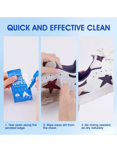 Toallitas Limpiadoras AROIC 50 Unidades para Zapatos