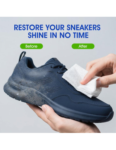 Toallitas Limpiadoras AROIC 50 Unidades para Zapatos