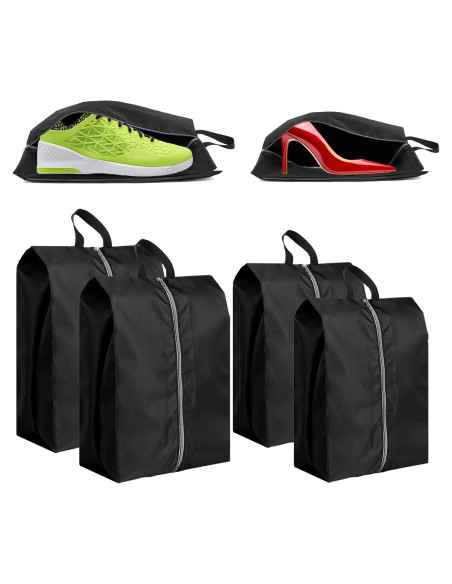 Bolsas de Viaje para Zapatos MiHeeHome - Paquete de 4 Impermeables