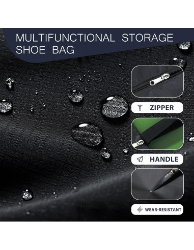 Bolsas de Viaje para Zapatos MiHeeHome - Paquete de 4 Impermeables
