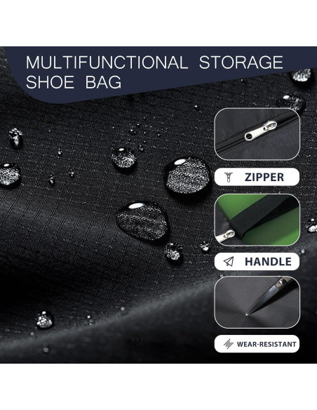 Bolsas de Viaje para Zapatos MiHeeHome - Paquete de 4 Impermeables