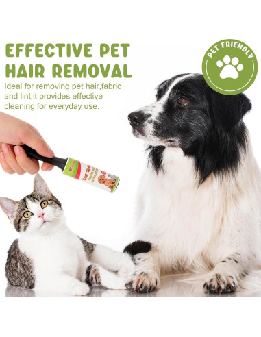 Hushee 16 Mini Rodillos Quitapelusas Portátiles 15x3cm