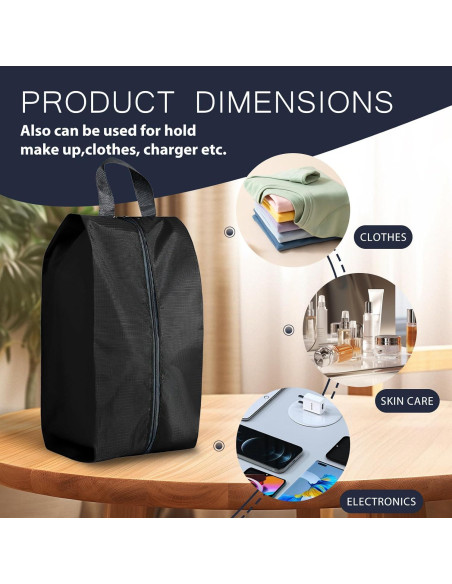 Bolsas de Viaje para Zapatos MiHeeHome - Paquete de 4 Impermeables