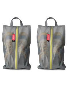 Bolsa de Zapatos Pack All Resistente al Agua 2-Pack Gris