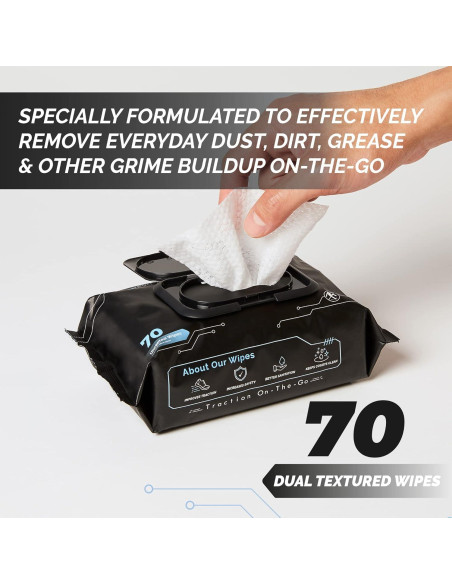 Toallitas limpiadoras para zapatos GRIPEXX - 70 unidades