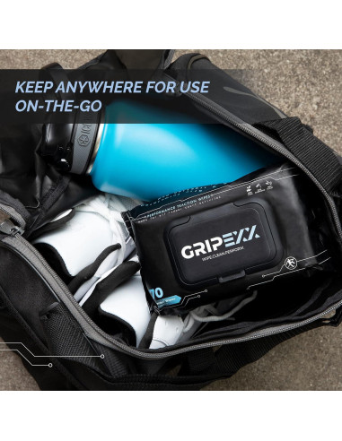 Toallitas limpiadoras para zapatos GRIPEXX - 70 unidades