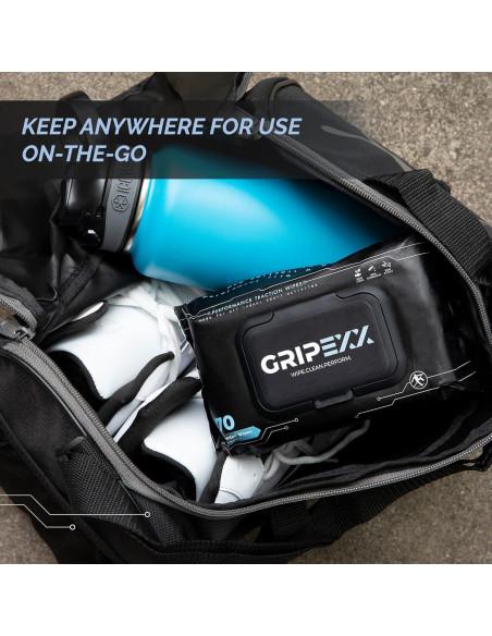 Toallitas limpiadoras para zapatos GRIPEXX - 70 unidades