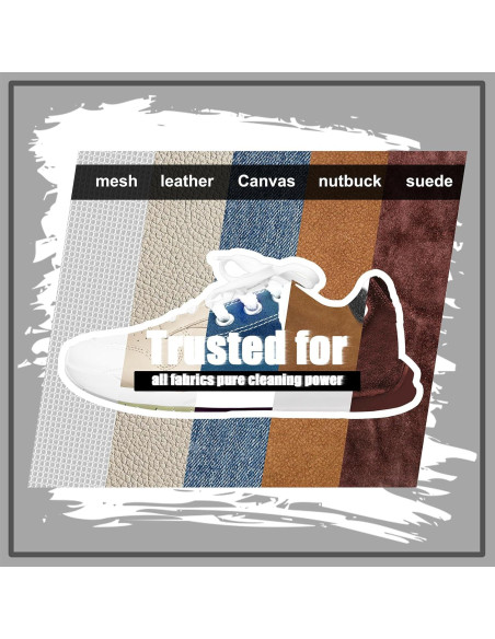 Kit de Limpieza de Zapatos Koudecy 300 ml con Cepillos y Toalla