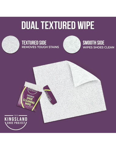 Toallitas de Limpieza de Zapatos The Kingsland - 20 Unidades Ecológicas