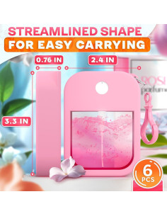 6 Botellas de Perfume Recargables VIKROM 38 ml Viaje 2