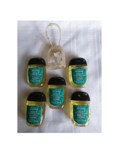 Gel Antibacterial PocketBac Eucalipto y Menta Bath & Body Works - 5 Unidades