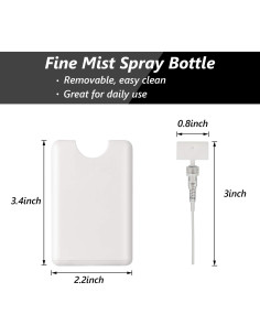 6 Botellas de Spray Rellenables 20 ml Patelai - Portátiles 2