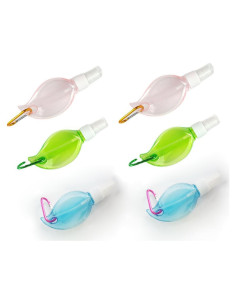 Paquete de 6 Botellas de Spray NentMent 50ml Reutilizables