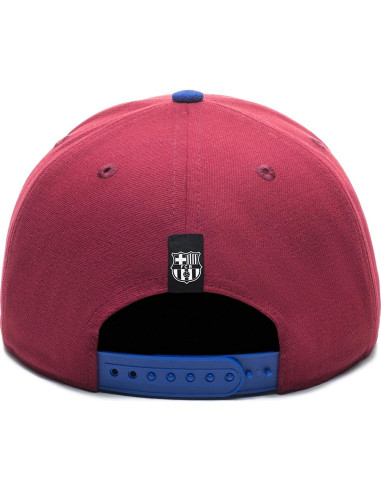 Gorra Snapback FC Barcelona Roja/Azul Ajustable