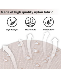 Bolsa de Viaje para Zapatos TIANZONG Beige - 2 Paquetes 2