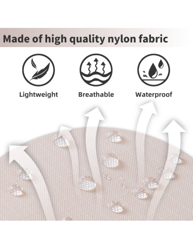 Bolsa de Viaje para Zapatos TIANZONG Beige - 2 Paquetes