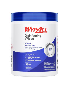 Toallitas Desinfectantes WypAll 54481 - 555 Hojas, Peróxido de Hidrógeno