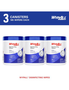 Toallitas Desinfectantes WypAll 54481 - 555 Hojas, Peróxido de Hidrógeno 2