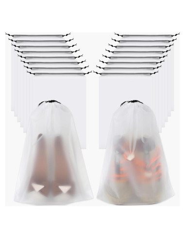 Vivinin 18 Bolsas para Zapatos 30cm x 40cm - Almacenamiento Viaje