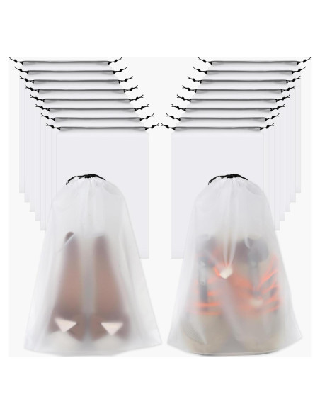 Vivinin 18 Bolsas para Zapatos 30cm x 40cm - Almacenamiento Viaje