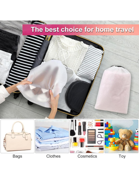 Vivinin 18 Bolsas para Zapatos 30cm x 40cm - Almacenamiento Viaje