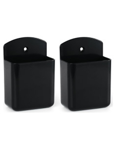 Soporte de Control Remoto SIBRANT 2 Pcs Autoadhesivo Negro