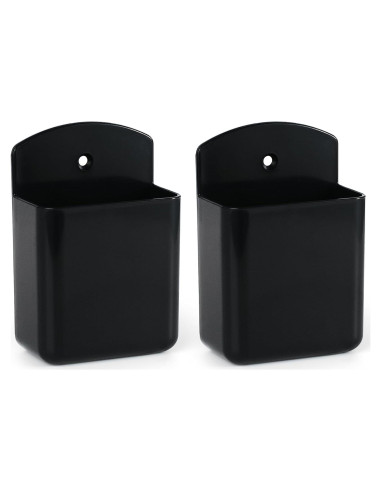 Soporte de Control Remoto SIBRANT 2 Pcs Autoadhesivo Negro