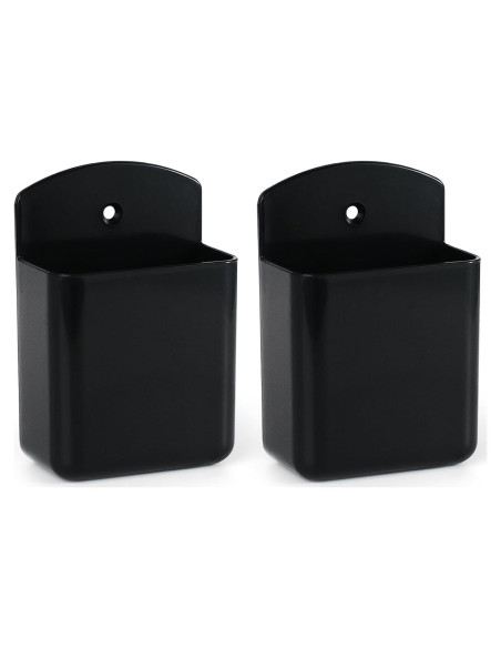Soporte de Control Remoto SIBRANT 2 Pcs Autoadhesivo Negro