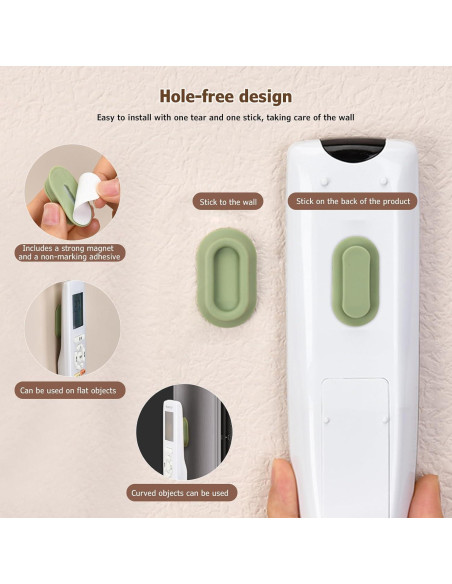 Soporte Magnético para Control Remoto XYOFUN - 4 Piezas Soporte Magnético para Control Remoto XYOFUN - 4 Piezas
