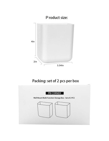 Soportes de Control Remoto T-H-See Montaje en Pared 2 Piezas