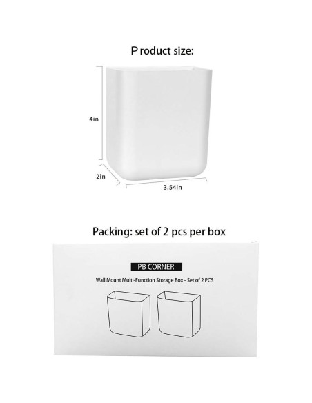 Soportes de Control Remoto T-H-See Montaje en Pared 2 Piezas