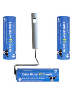 Rodillo Quitapelusas YabeePet 16cm Extra Pegajoso 270 Hojas