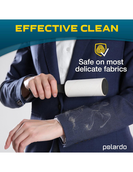 Rodillos para Pelusa Polardo - 5 Pcs, 450 Hojas Pegajosas