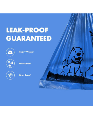 Bolsas de Desechos para Perros GORILLA SUPPLY 1000 Unidades 23x33cm