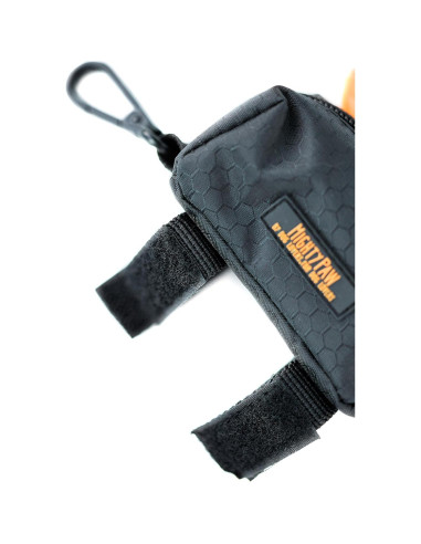 Soporte para bolsas de excremento de perro Mighty Paw - Negro