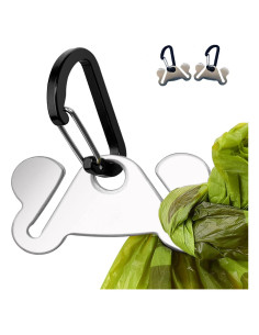 Soporte para Bolsas de Excremento de Perro Hilihali - 2 Piezas Metal