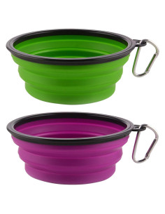 Tazones Plegables para Perros Guardians 34oz 2 Piezas