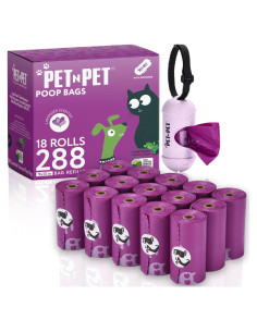 Bolsas de Caca para Perros PET N PET 288 Cuentas Aroma Lavanda