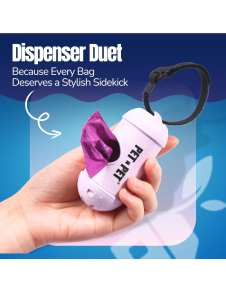 Bolsas de Caca para Perros PET N PET 288 Cuentas Aroma Lavanda